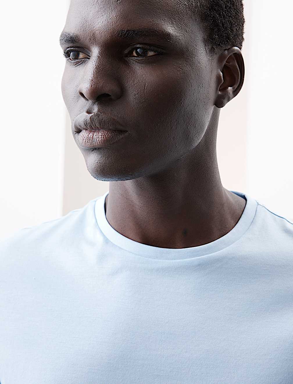 Pure Supima&reg; Cotton Performance Crew Neck T-shirt