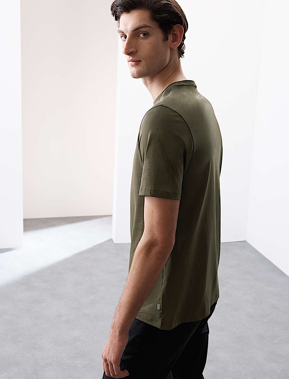 Pure Supima® Cotton Performance Crew Neck T-shirt