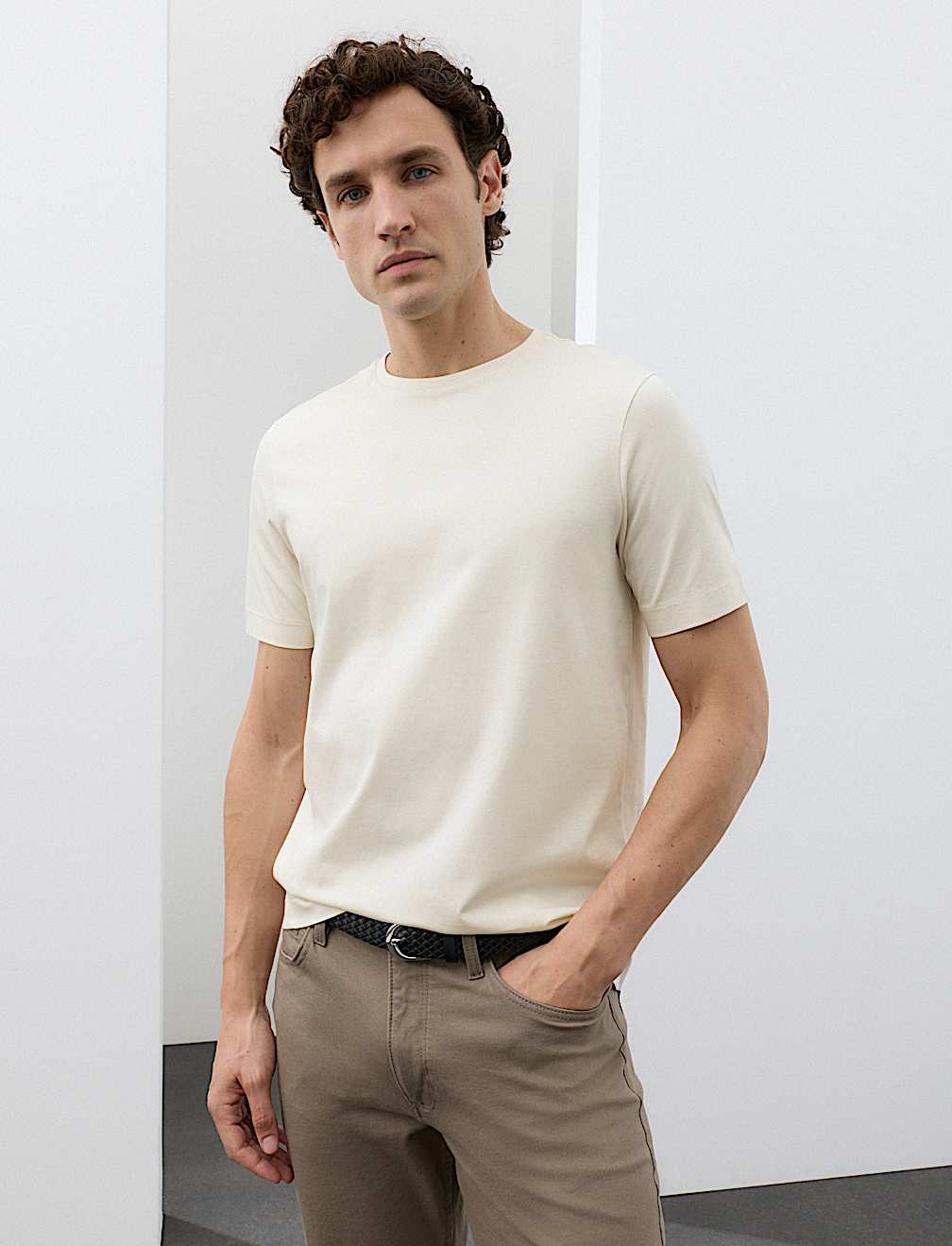 Pure Supima&reg; Cotton Performance Crew Neck T-shirt