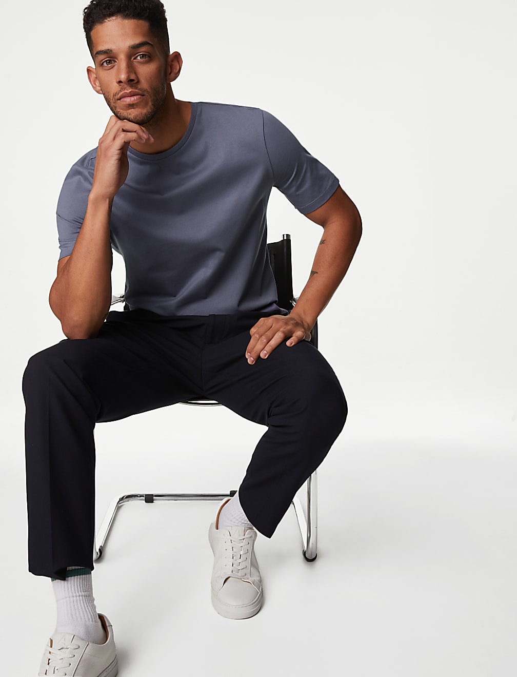 Pure Supima® Cotton Crew Neck T-shirt