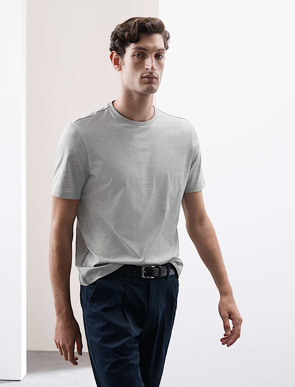 Pure Supima&reg; Cotton Performance Crew Neck T-shirt