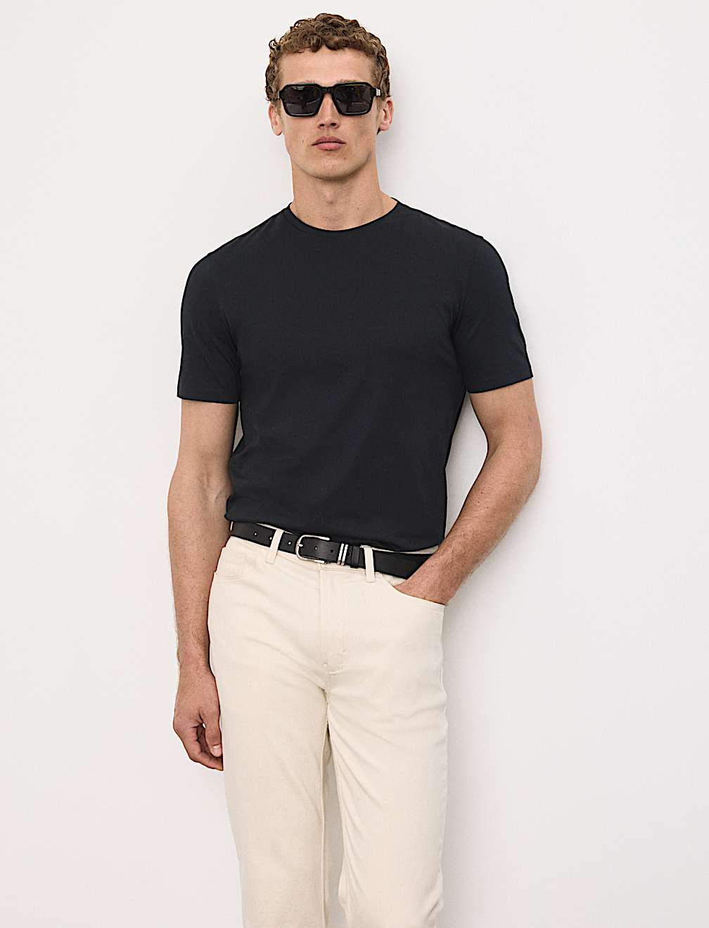 Pure Supima&reg; Cotton Performance Crew Neck T-shirt