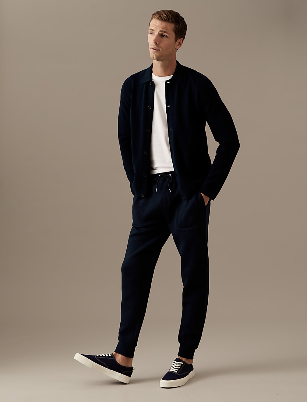 Cuffed Cotton Rich Joggers