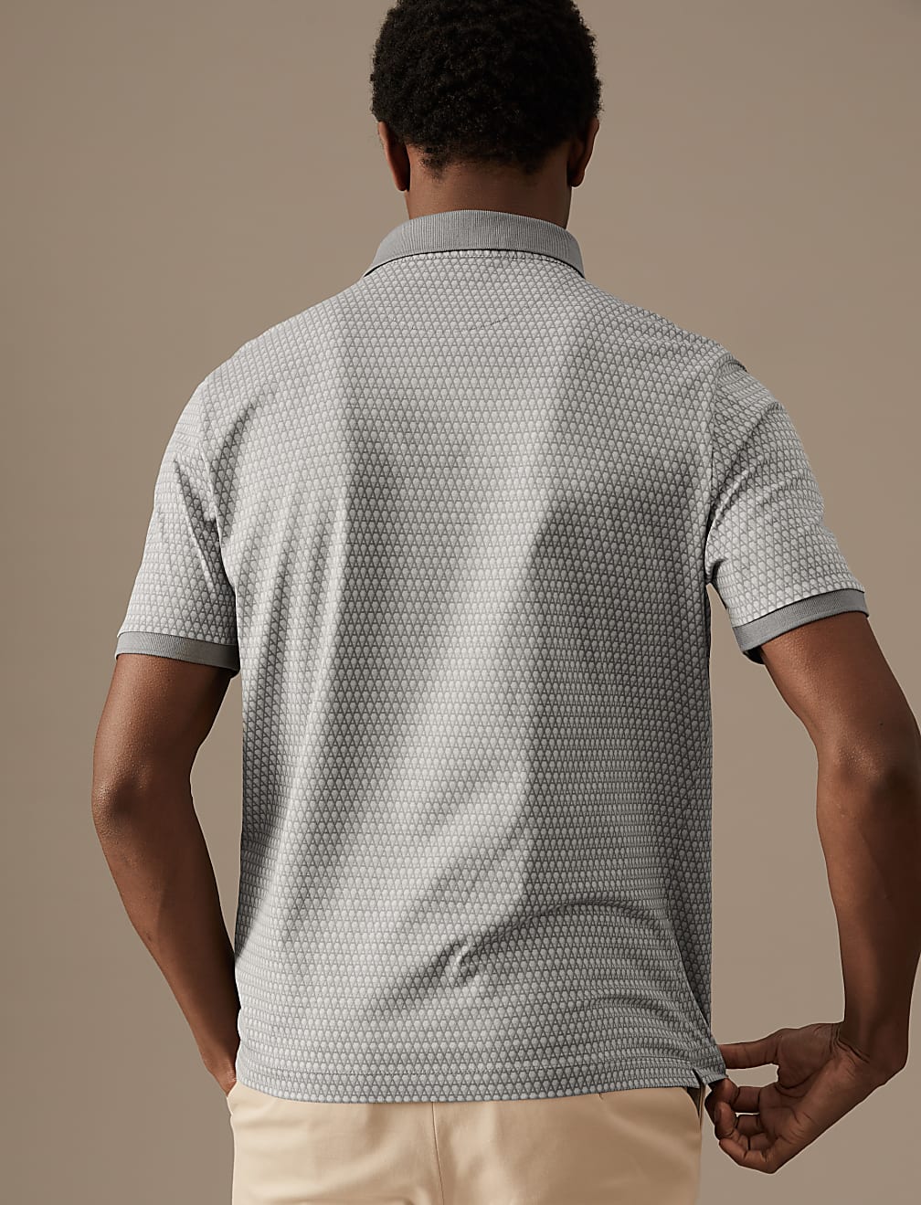 Pure Supima&reg; Cotton Printed Polo Shirt