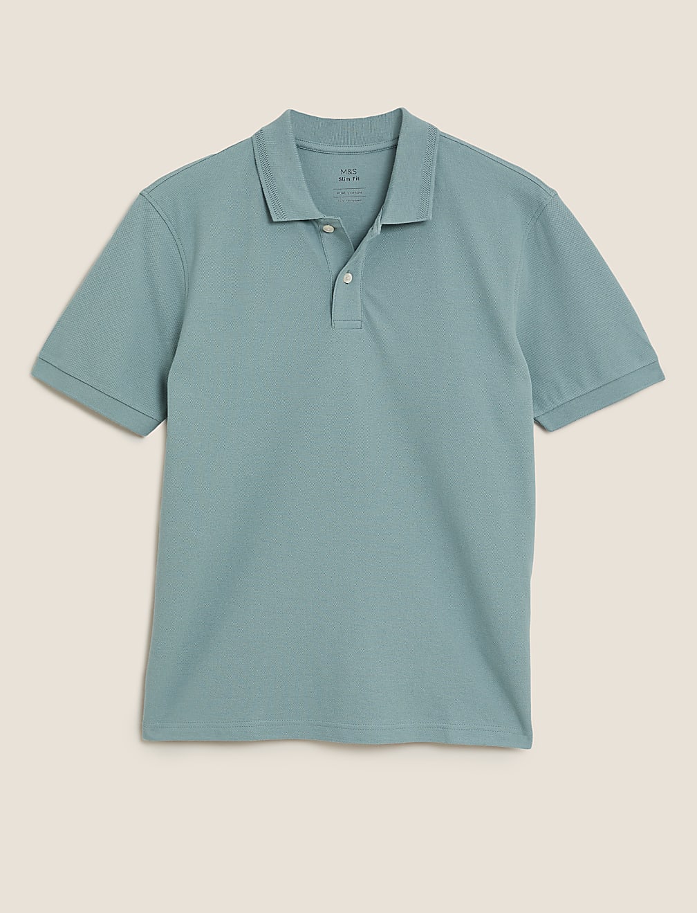 Slim Fit Pure Cotton Polo Shirt