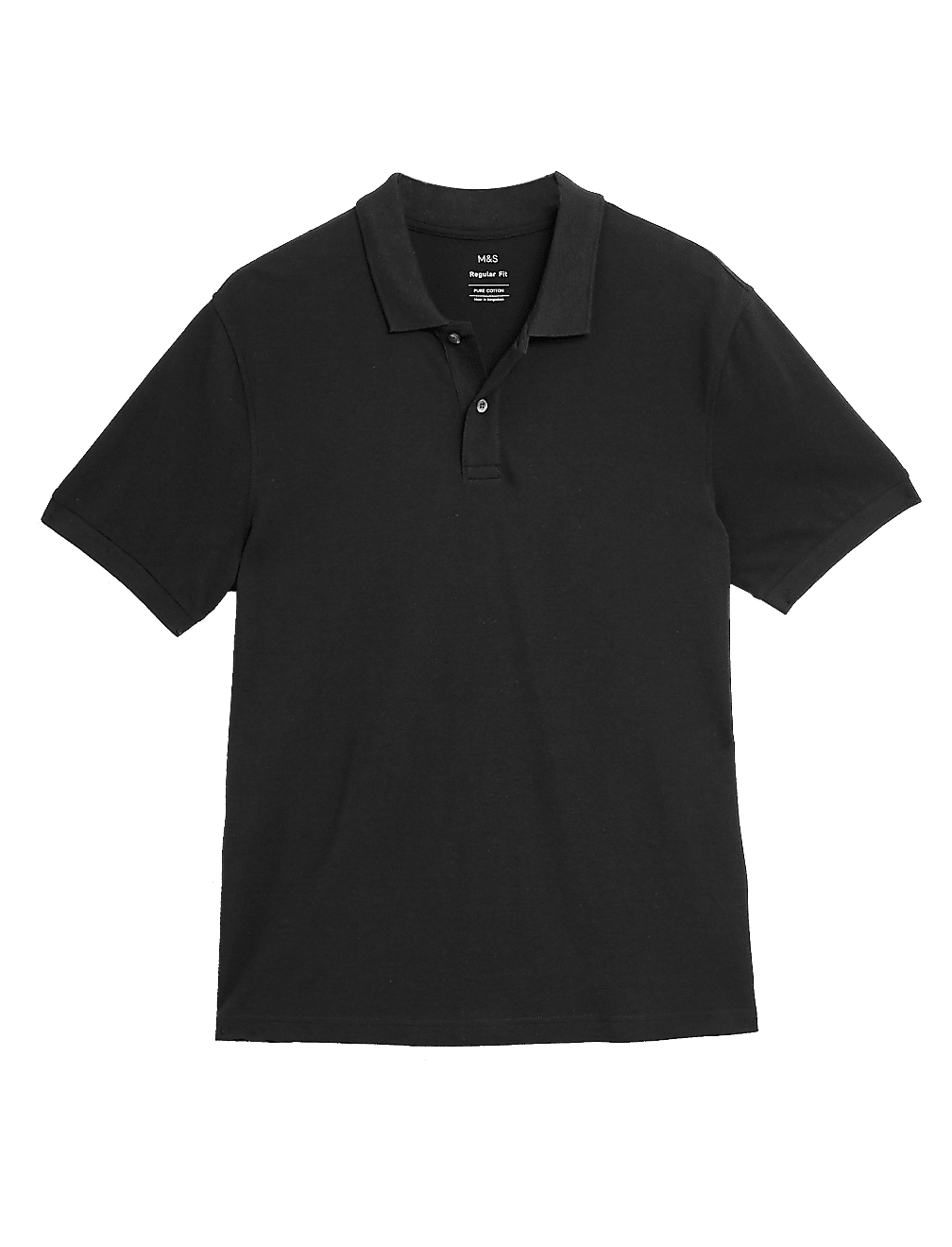 Pure Cotton Pique Polo Shirt