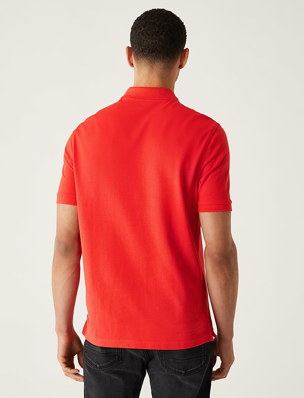 Pure Cotton Pique Regular Fit Polo Shirt