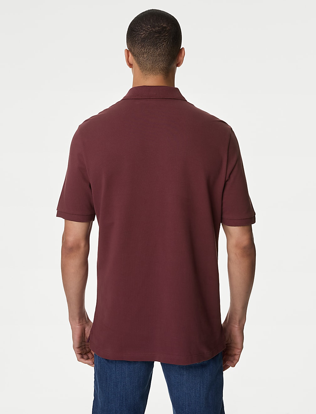 Pure Cotton Pique Regular Fit Polo Shirt