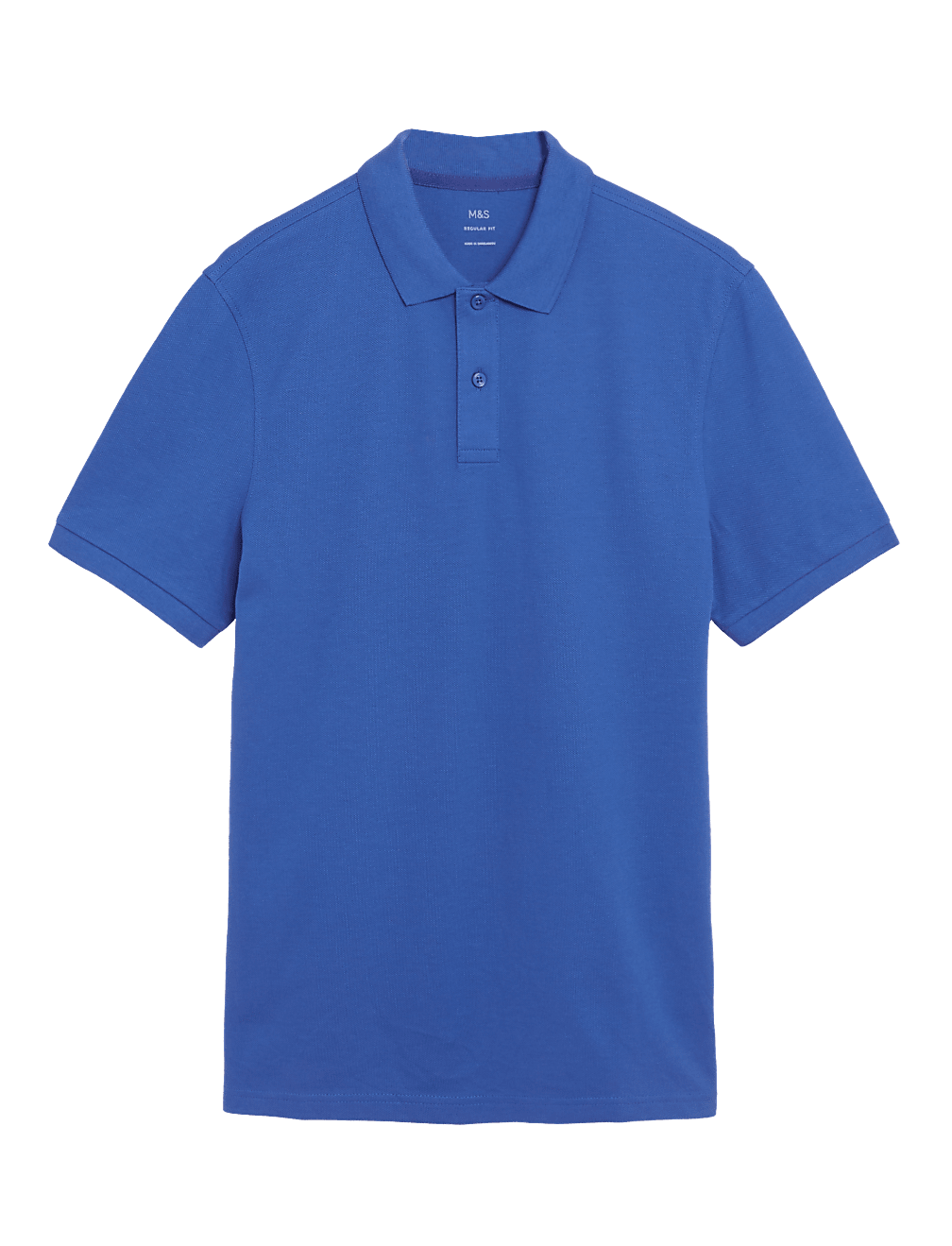 Pure Cotton Pique Regular Fit Polo Shirt