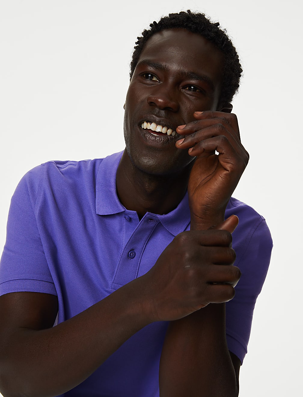 Pure Cotton Pique Regular Fit Polo Shirt