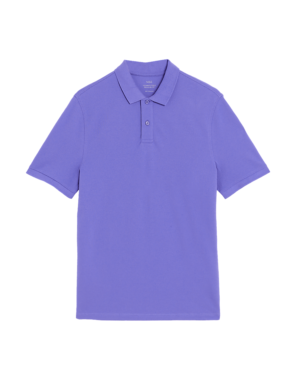 Pure Cotton Pique Regular Fit Polo Shirt