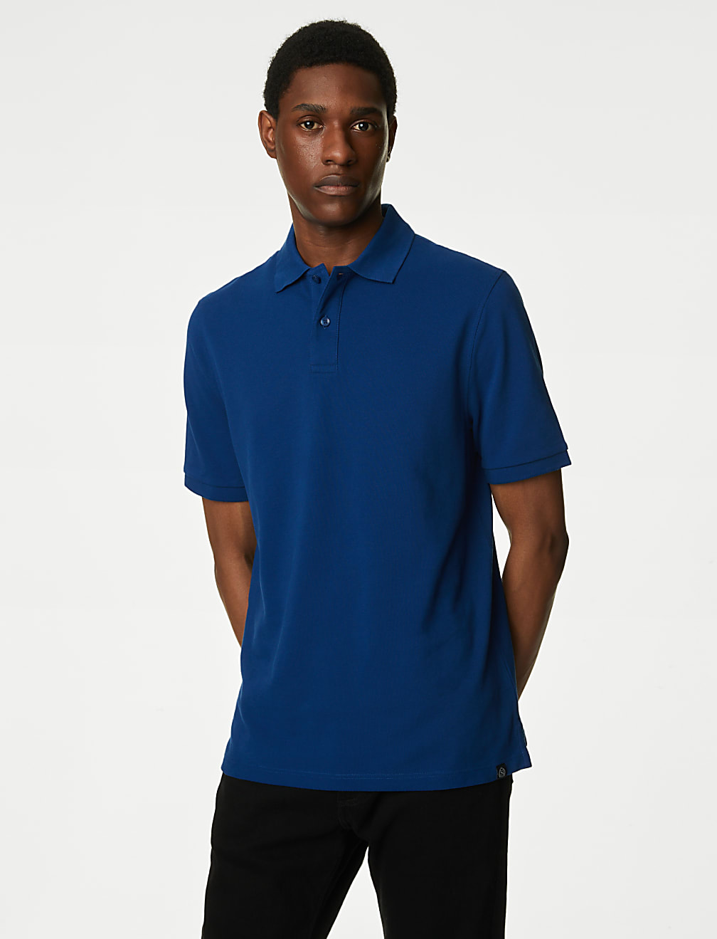 Pure Cotton Pique Regular Fit Polo Shirt