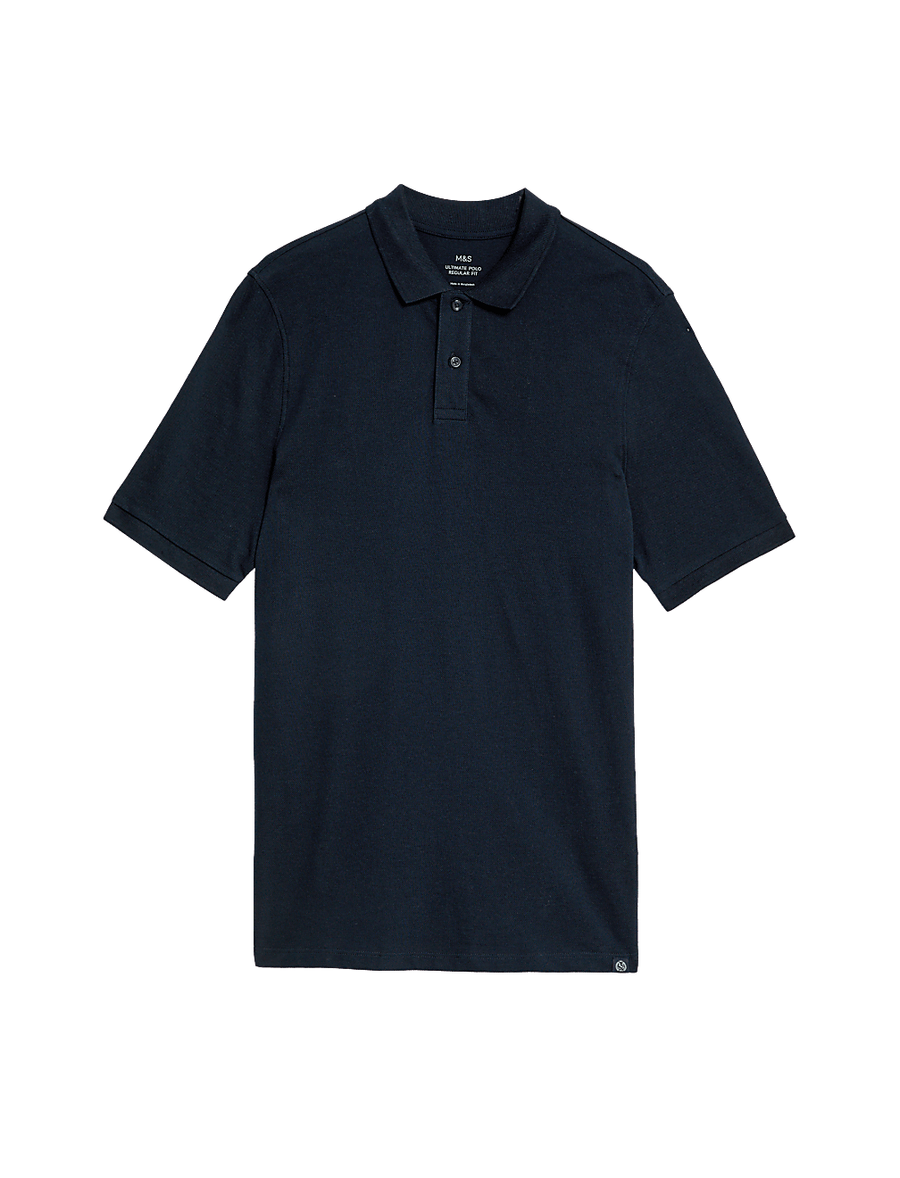 Pure Cotton Pique Regular Fit Polo Shirt