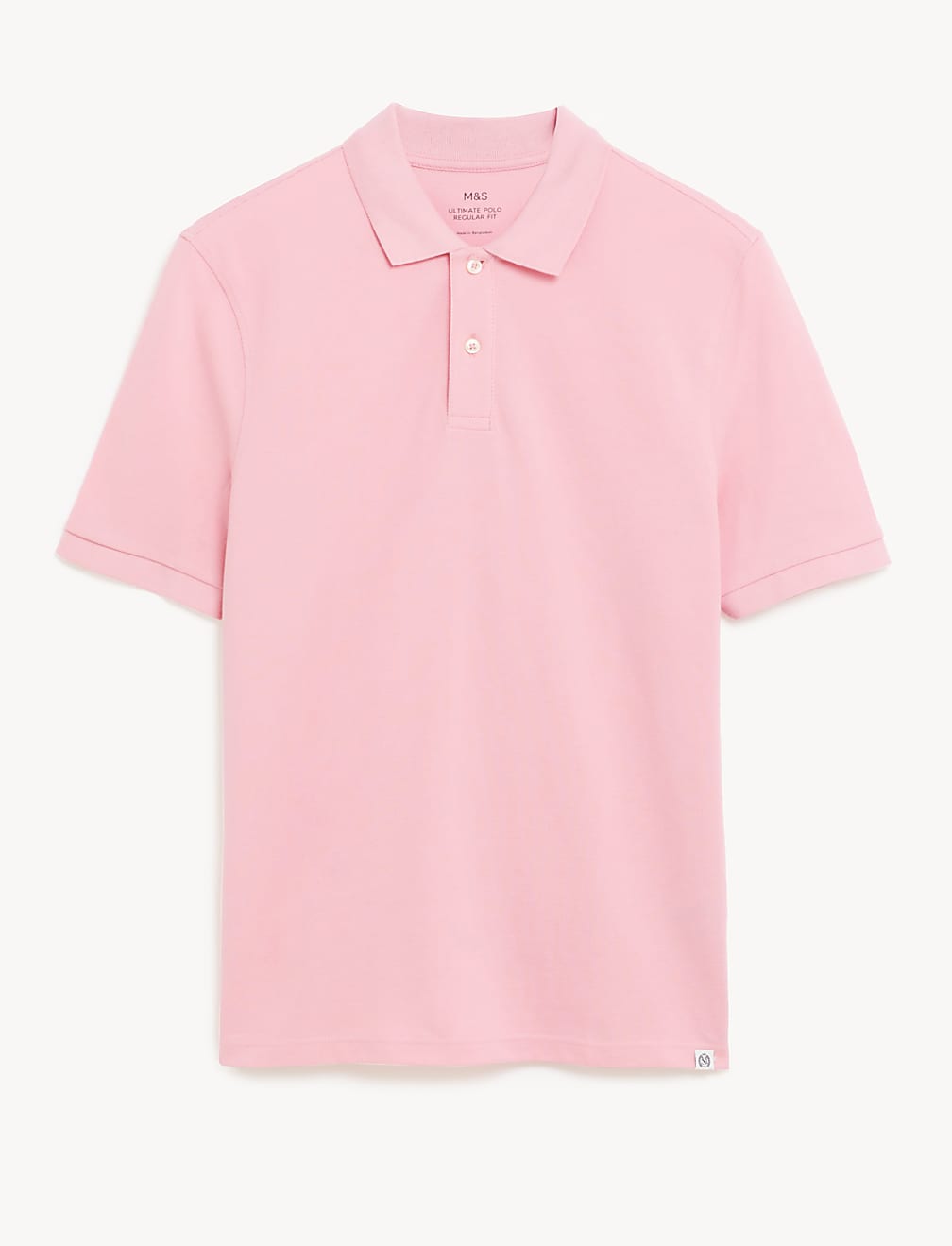 Pure Cotton Pique Regular Fit Polo Shirt