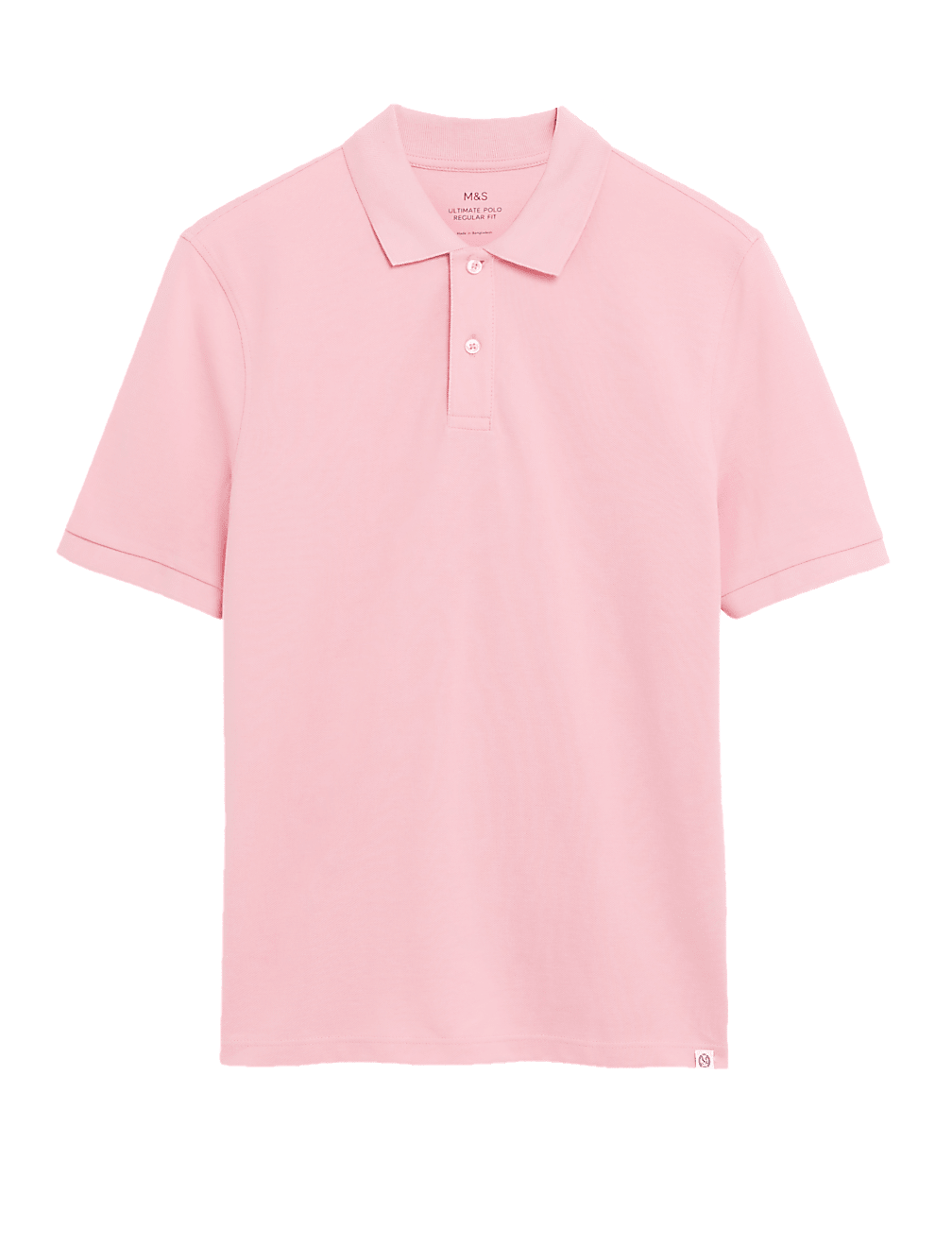 Pure Cotton Pique Regular Fit Polo Shirt