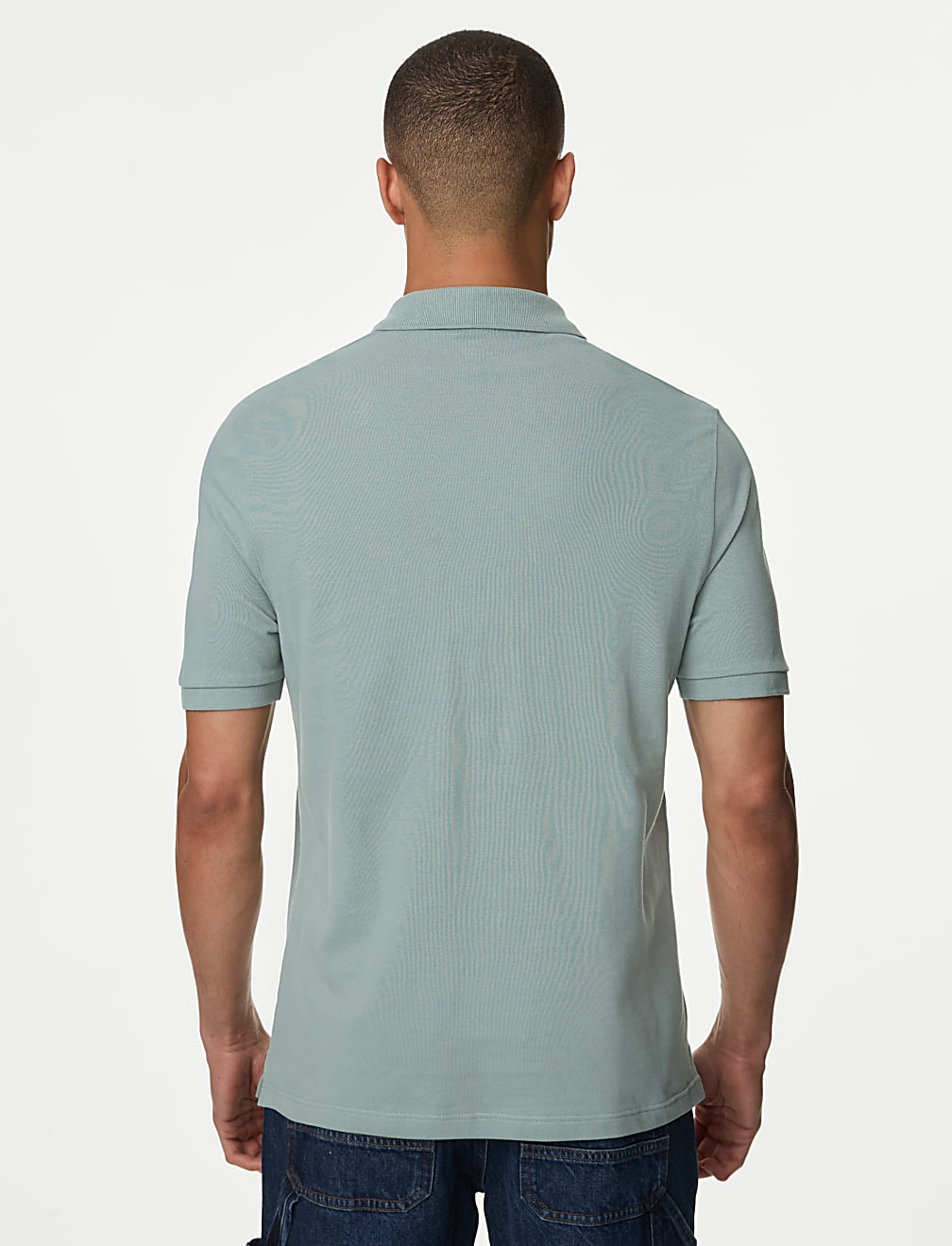Pure Cotton Pique Regular Fit Polo Shirt