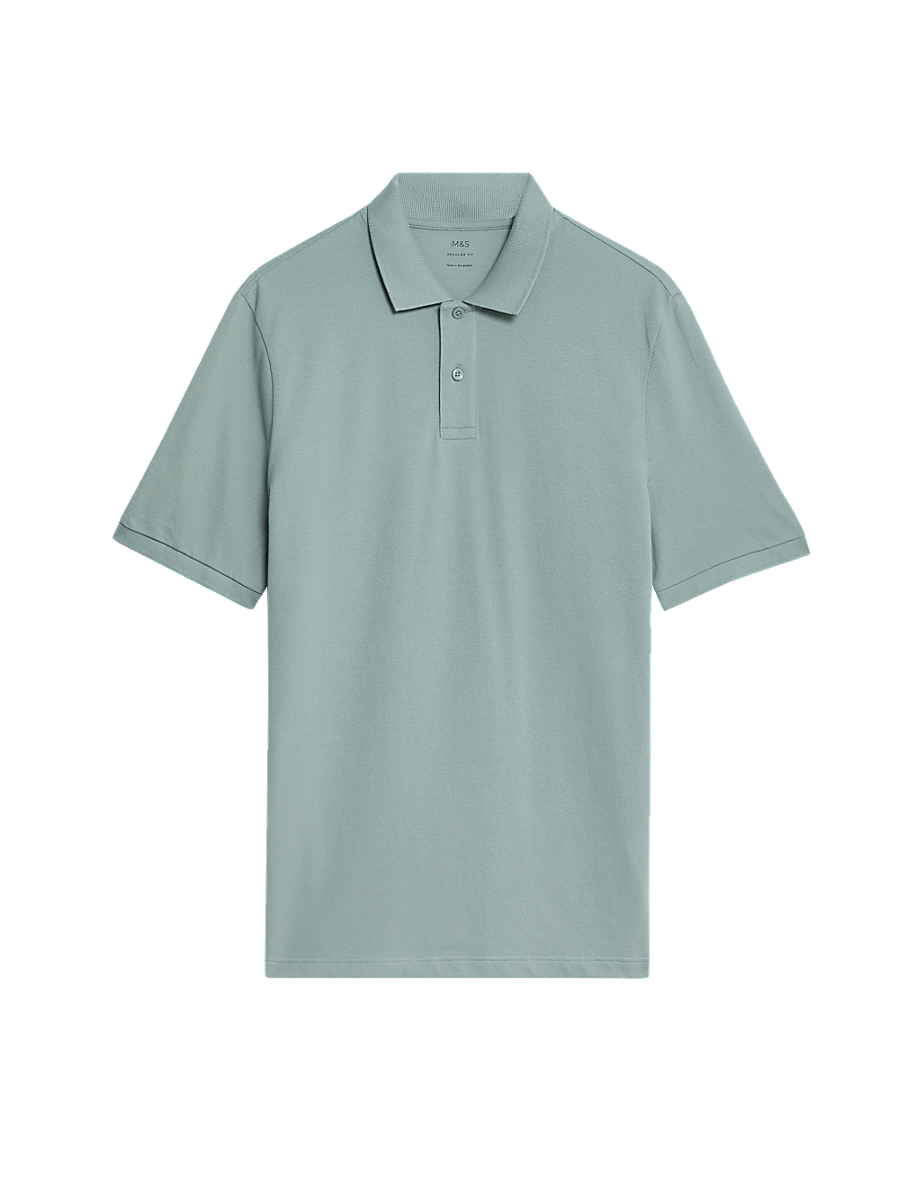 Pure Cotton Pique Regular Fit Polo Shirt