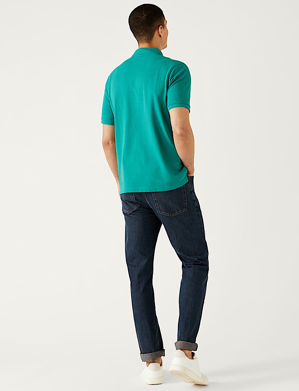 Pure Cotton Pique Regular Fit Polo Shirt