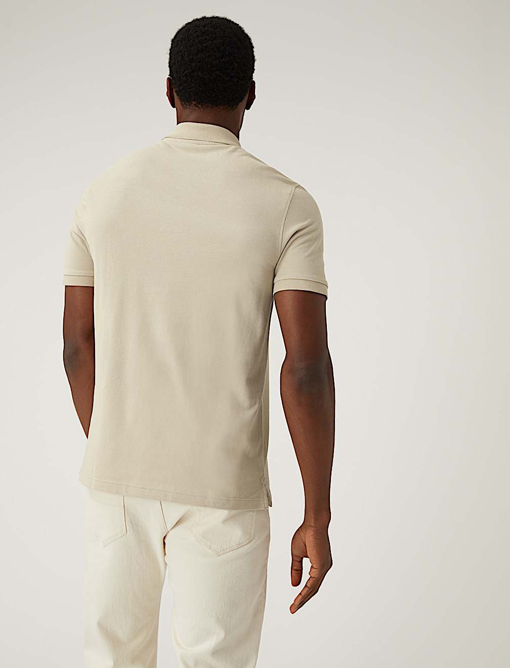 Pure Cotton Pique Regular Fit Polo Shirt