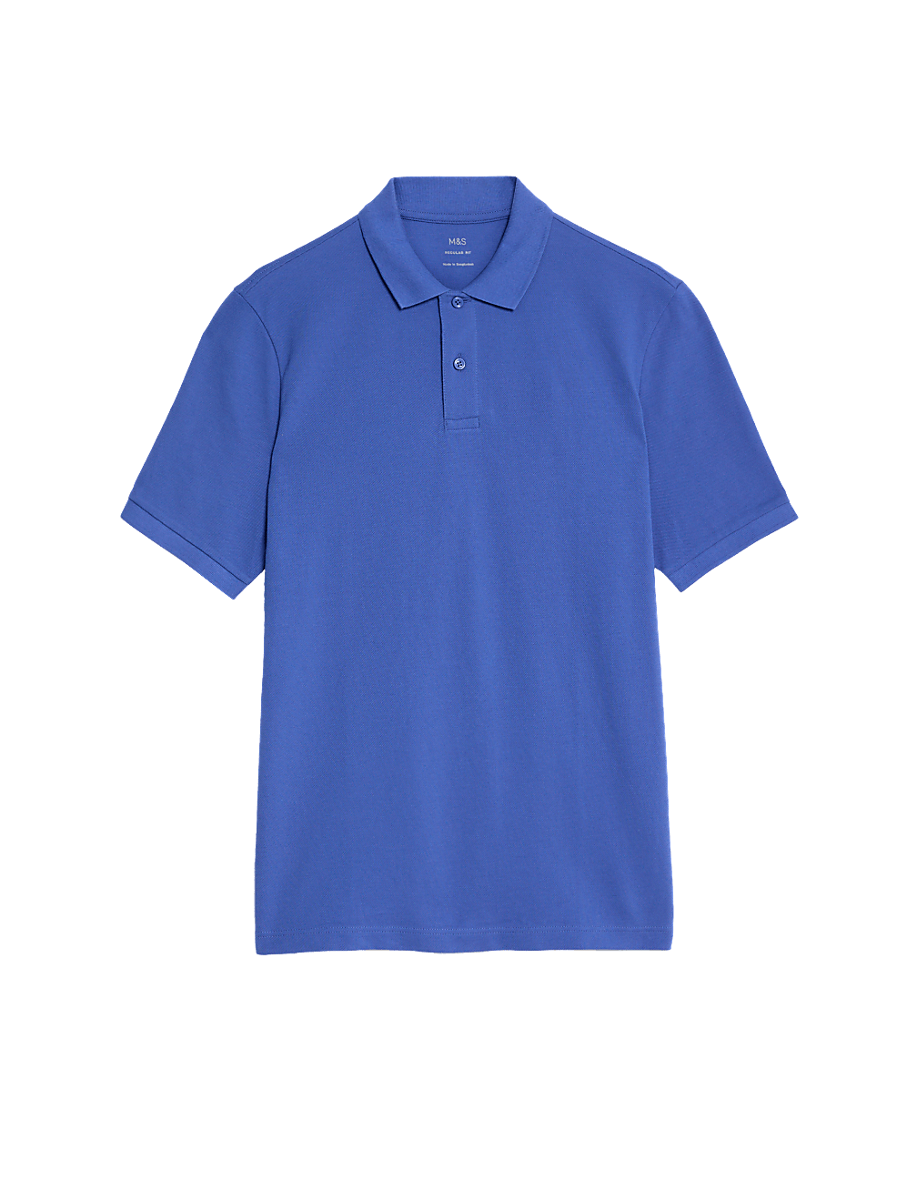 Pure Cotton Pique Regular Fit Polo Shirt