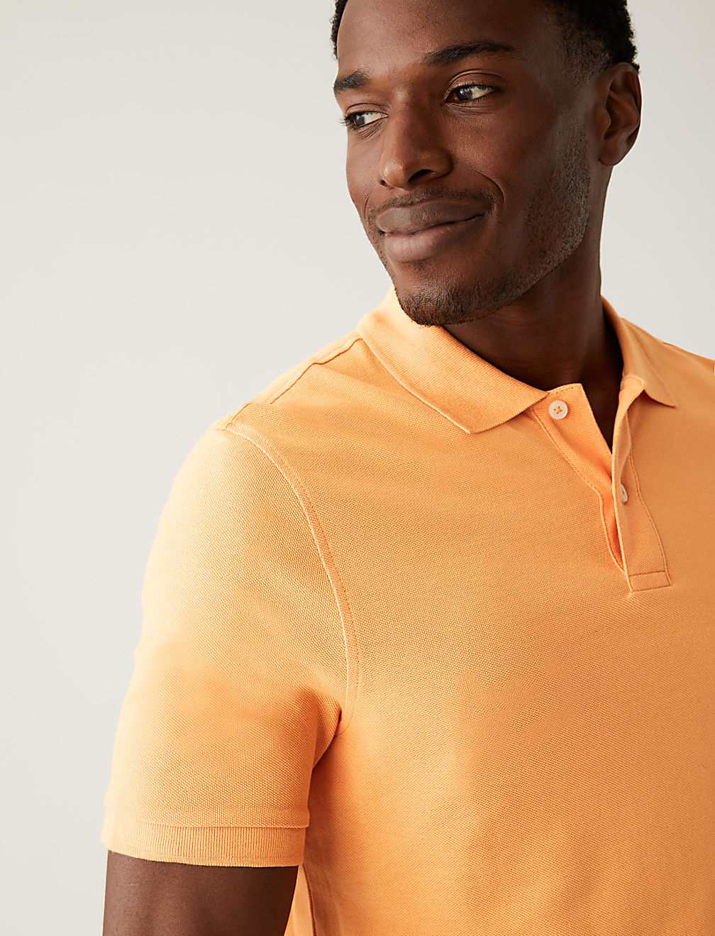 Pure Cotton Pique Regular Fit Polo Shirt