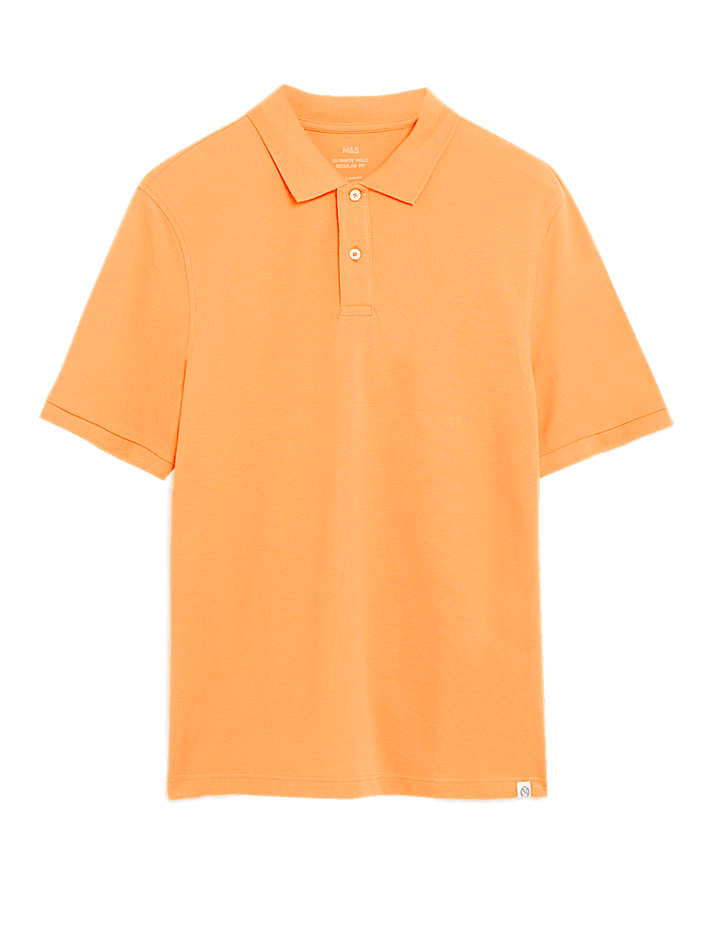 Pure Cotton Pique Regular Fit Polo Shirt