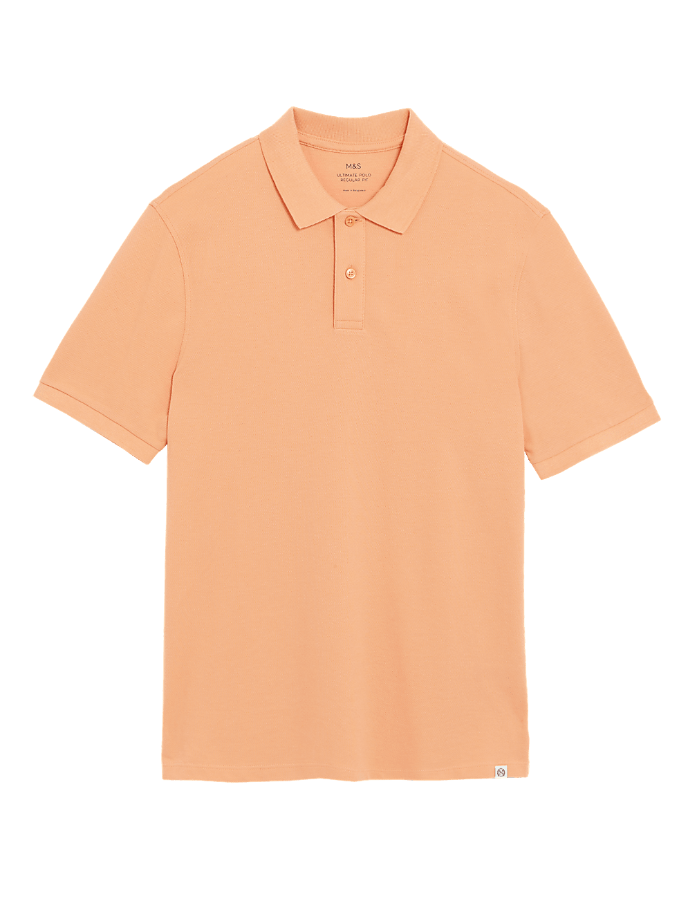 Pure Cotton Pique Regular Fit Polo Shirt
