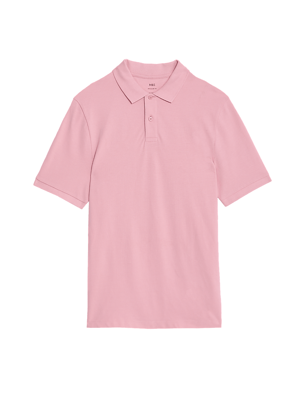 Pure Cotton Pique Regular Fit Polo Shirt