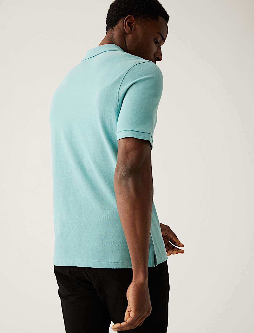 Pure Cotton Pique Regular Fit Polo Shirt