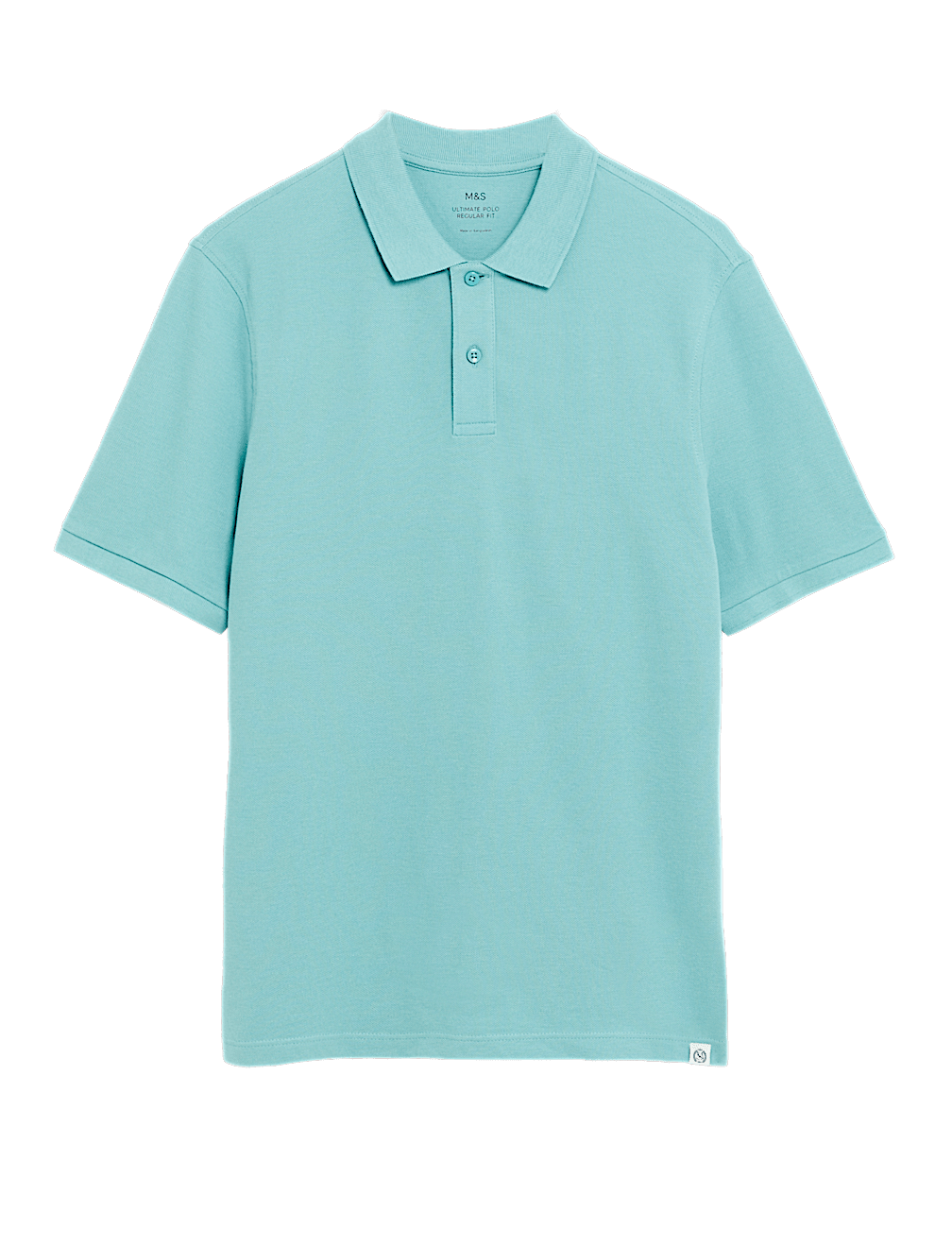 Pure Cotton Pique Regular Fit Polo Shirt