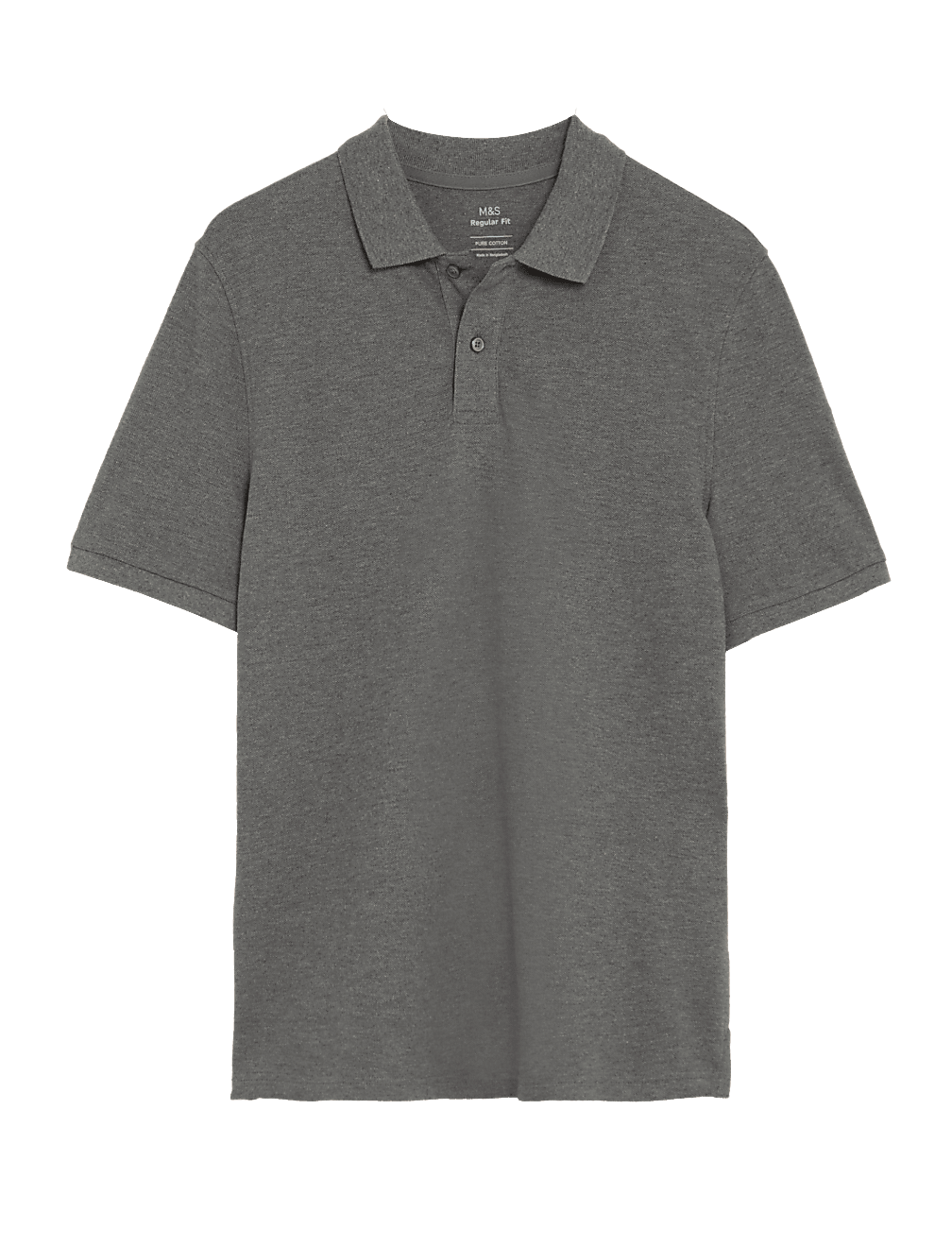 Pure Cotton Pique Regular Fit Polo Shirt