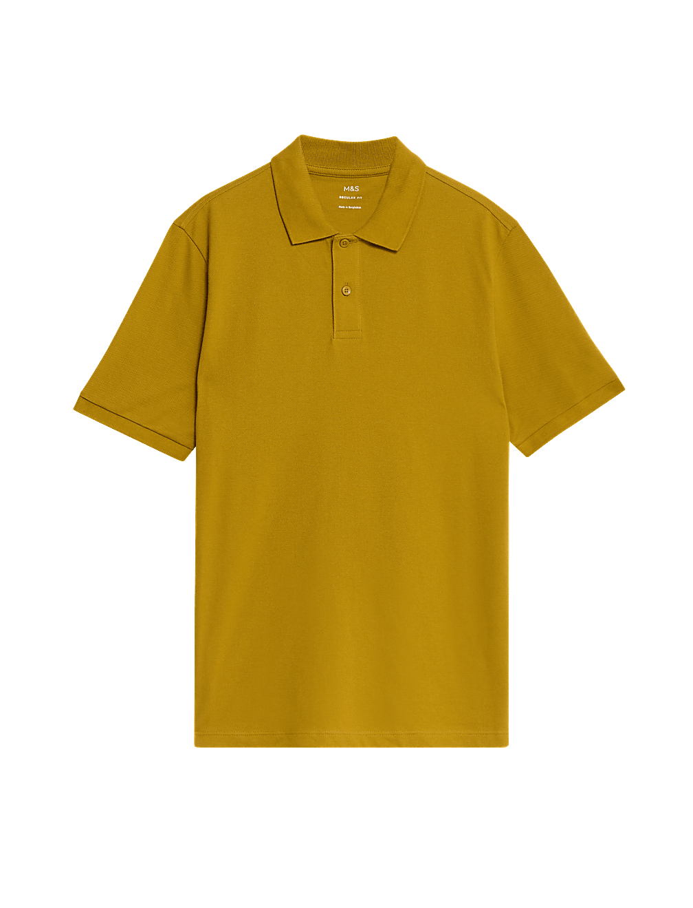 Pure Cotton Pique Regular Fit Polo Shirt