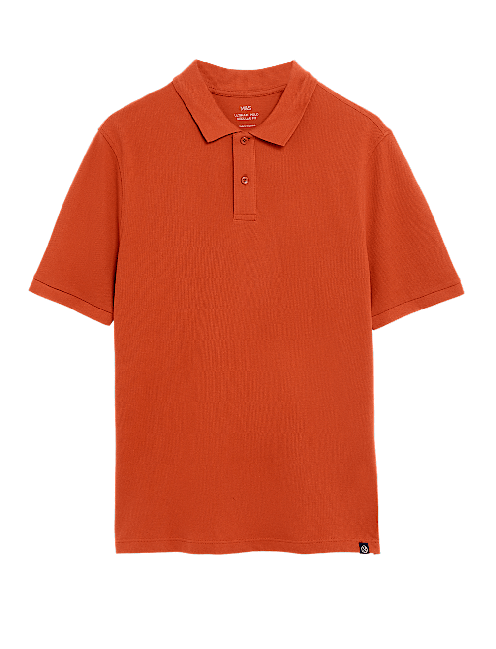Pure Cotton Pique Regular Fit Polo Shirt