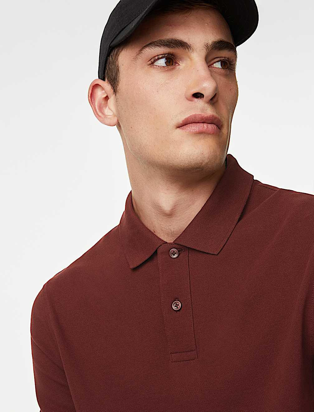 Pure Cotton Pique Regular Fit Polo Shirt