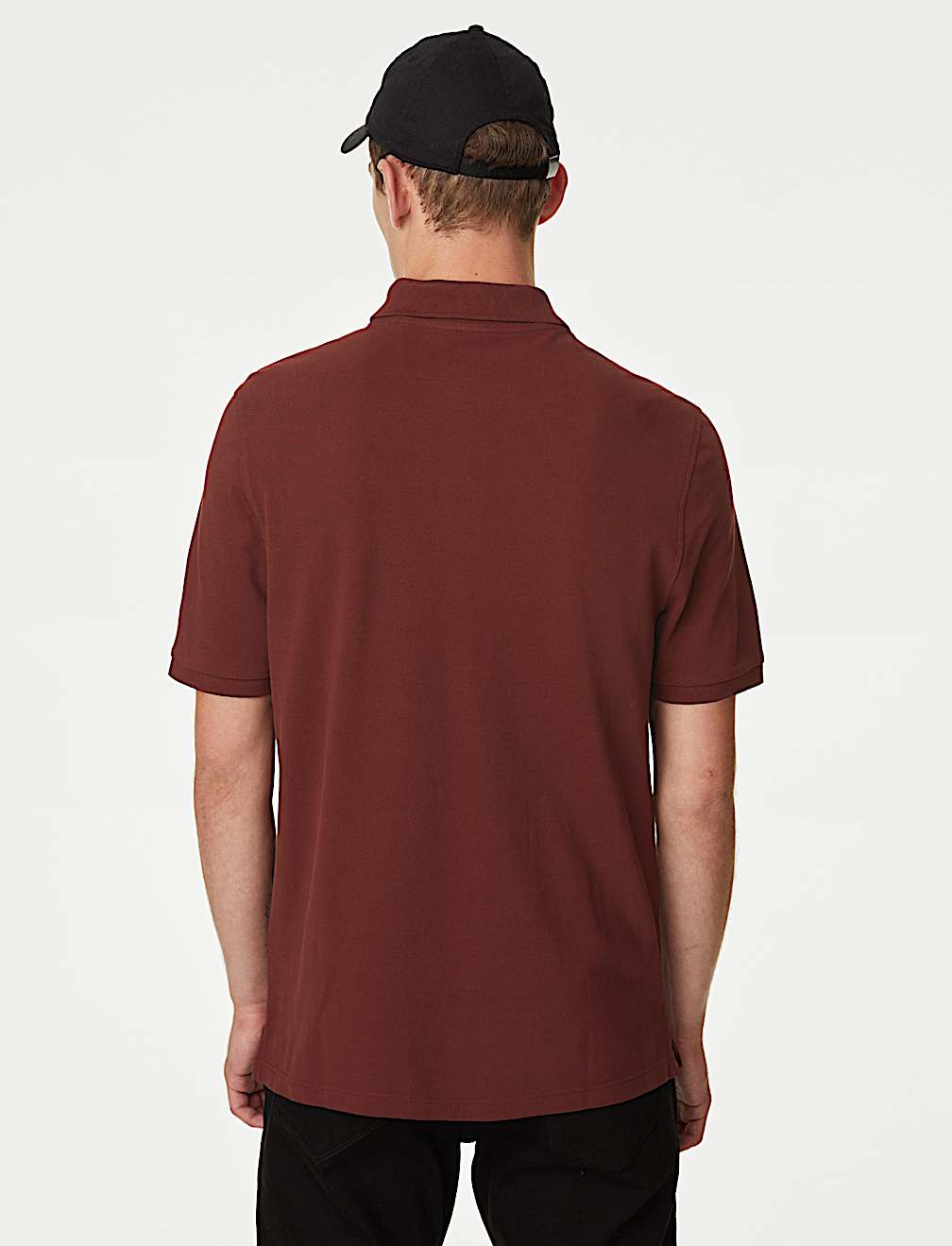 Pure Cotton Pique Regular Fit Polo Shirt
