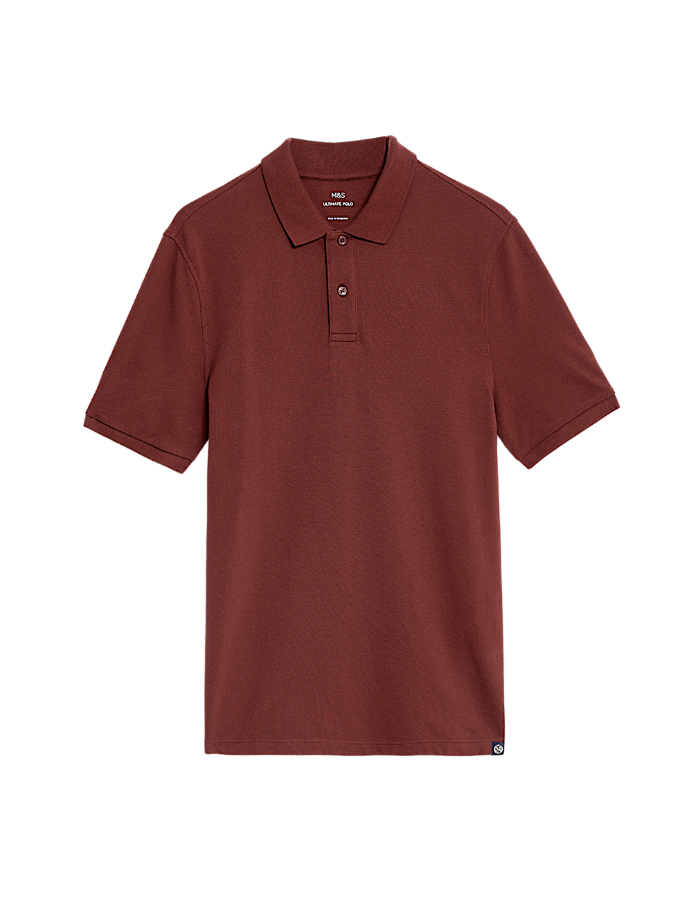Pure Cotton Pique Regular Fit Polo Shirt