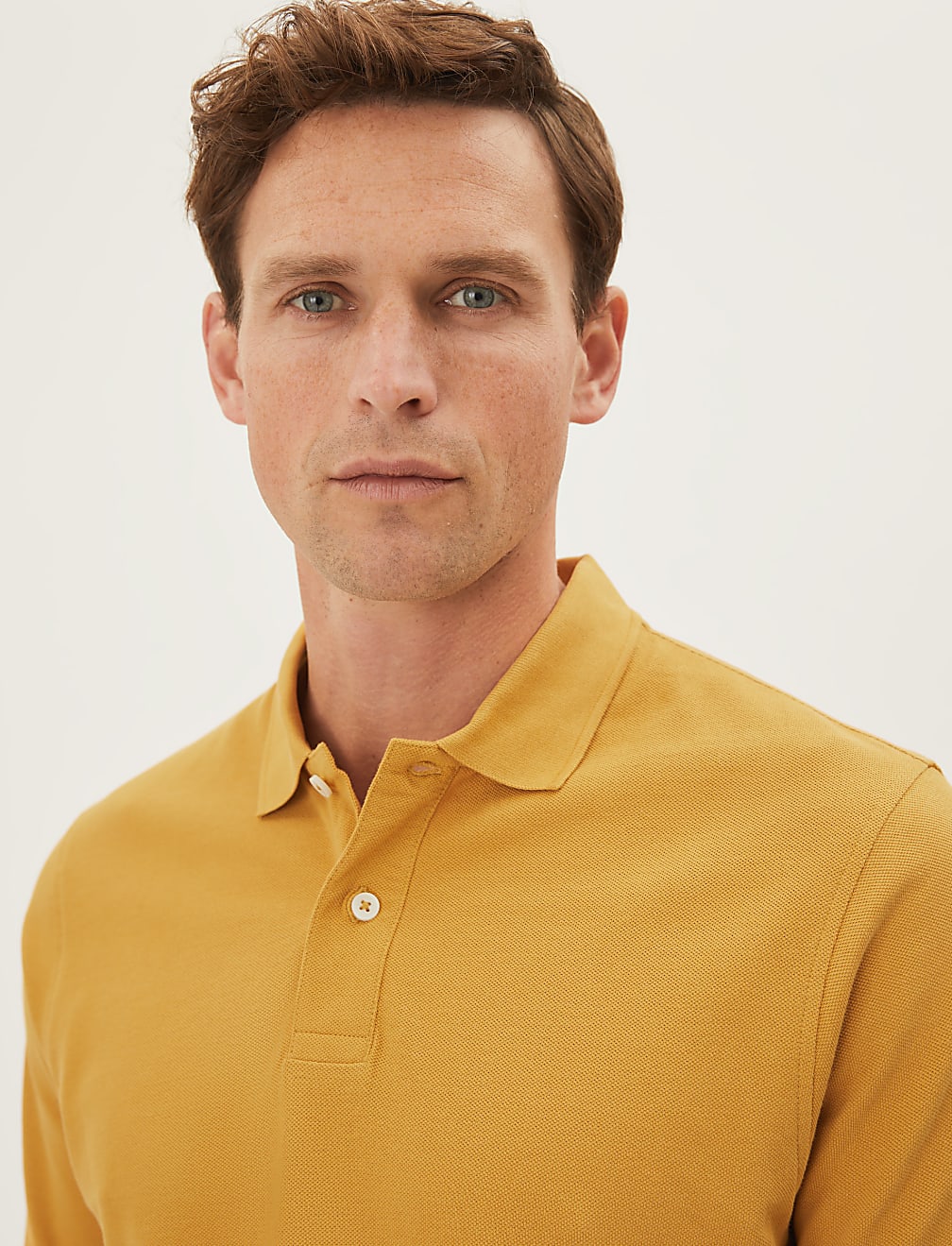 Pure Cotton Pique Regular Fit Polo Shirt