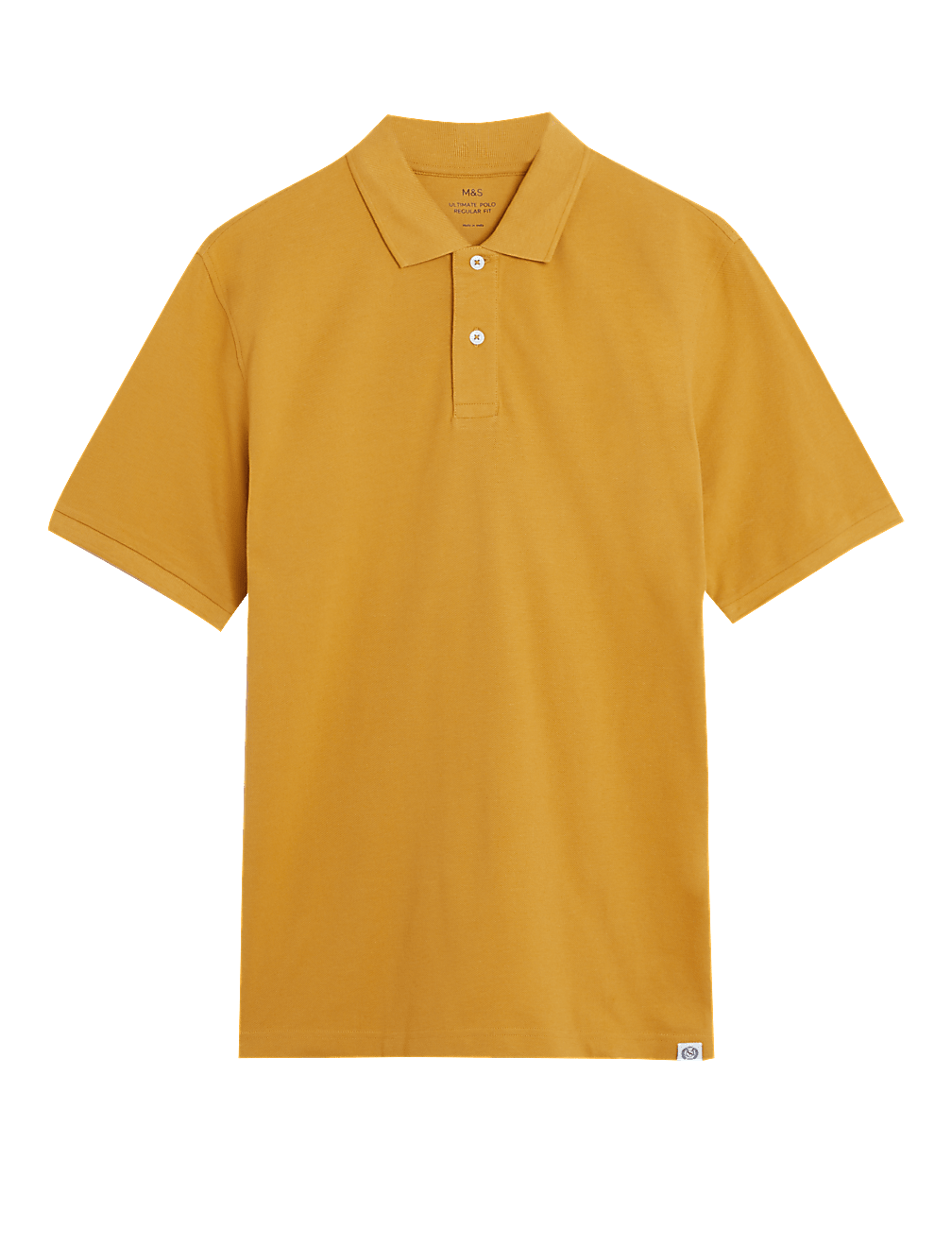 Pure Cotton Pique Regular Fit Polo Shirt