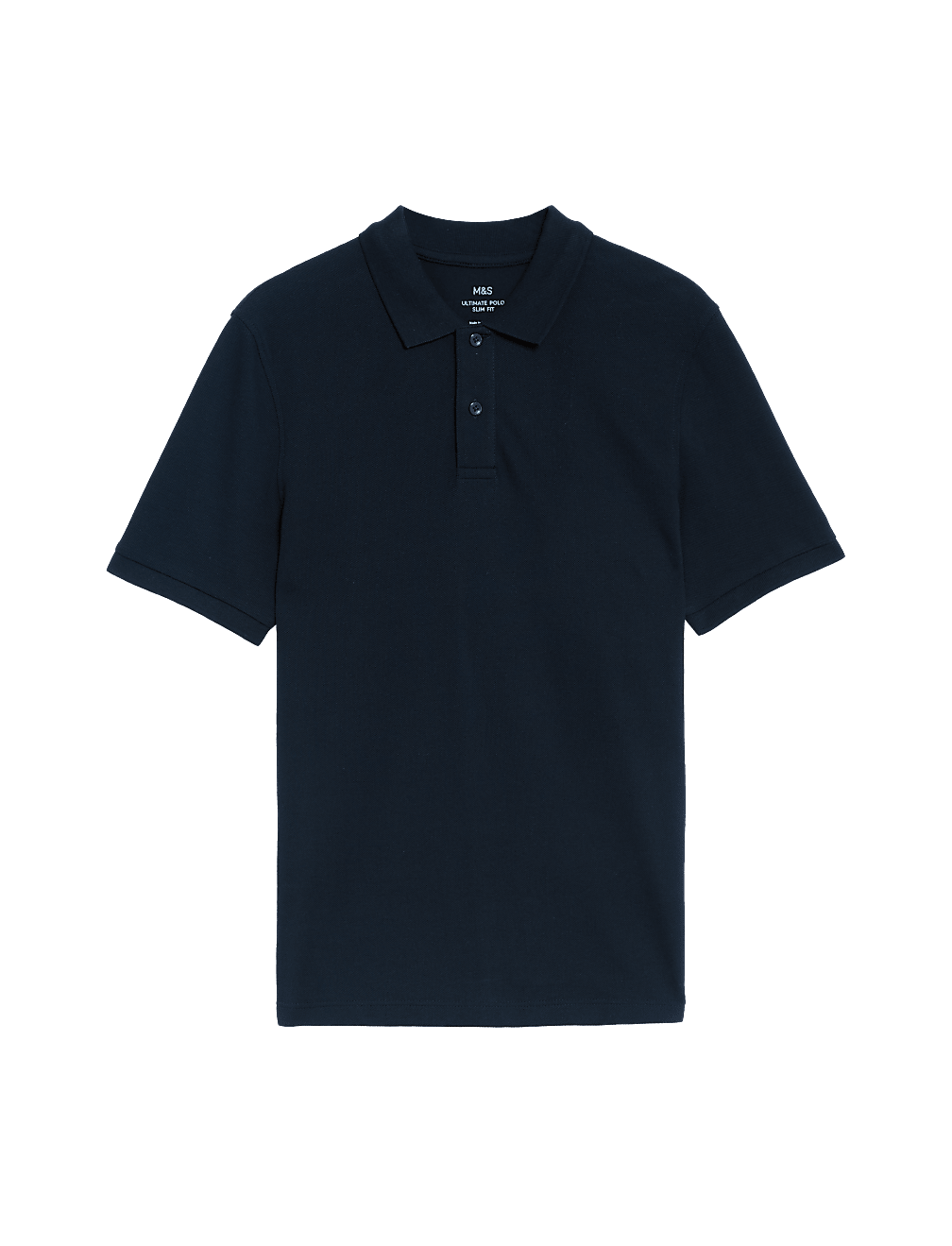 Slim Fit Pure Cotton Pique Polo Shirt