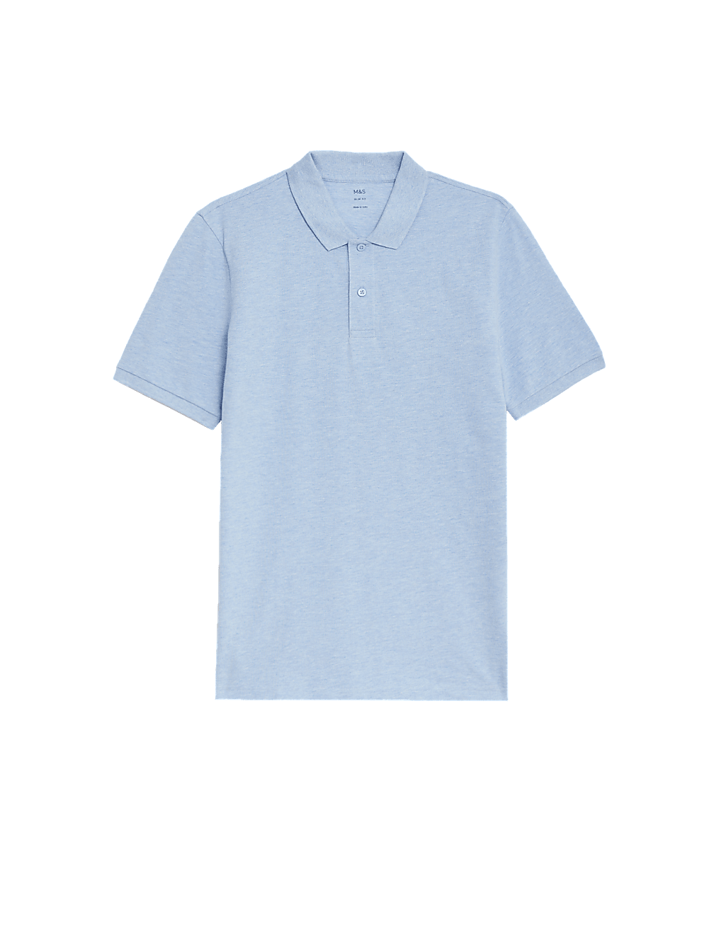 Slim Fit Pure Cotton Pique Polo Shirt