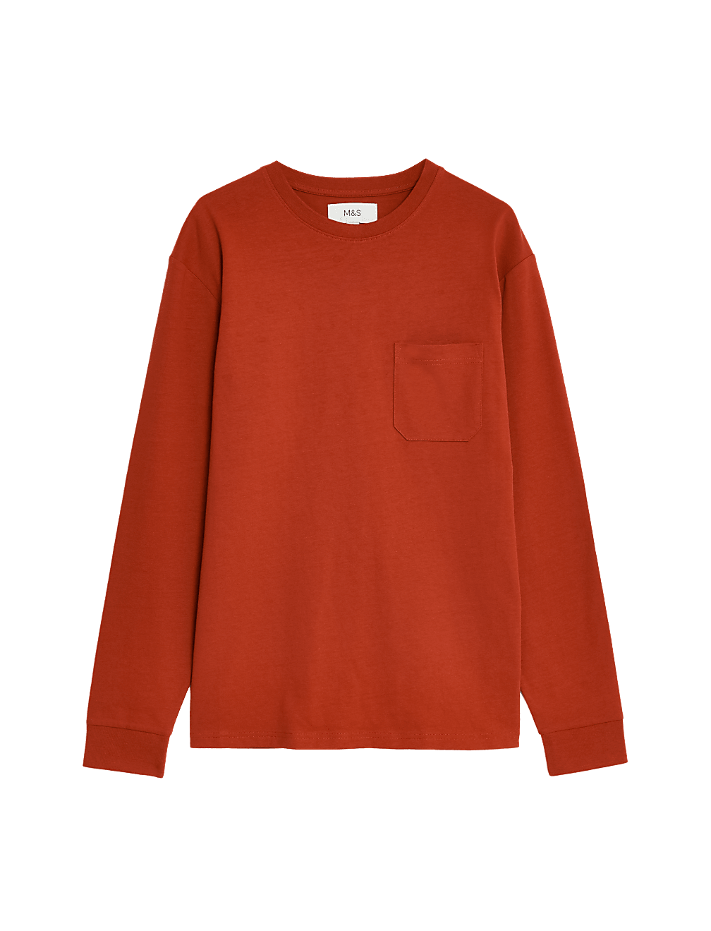 Pure Cotton Heavyweight Long Sleeve T-Shirt