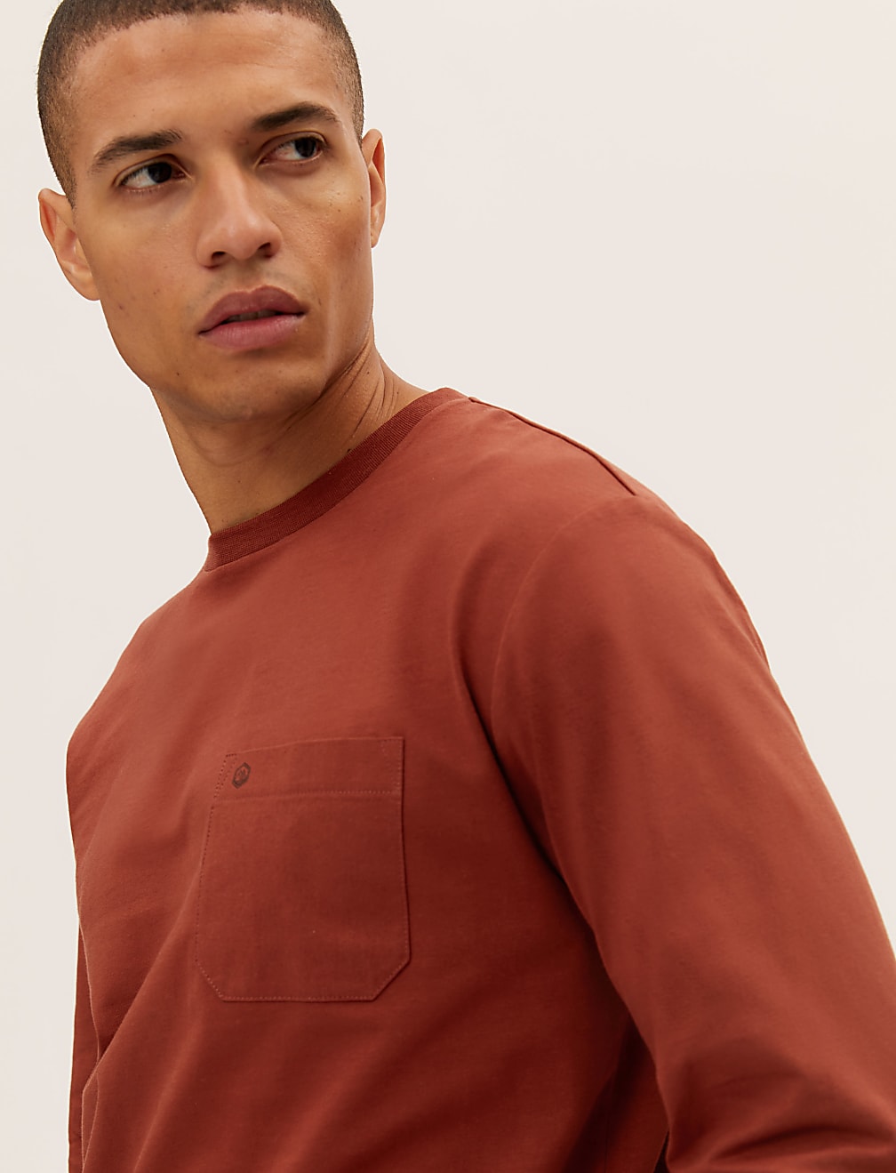 Pure Cotton Long Sleeve T-Shirt