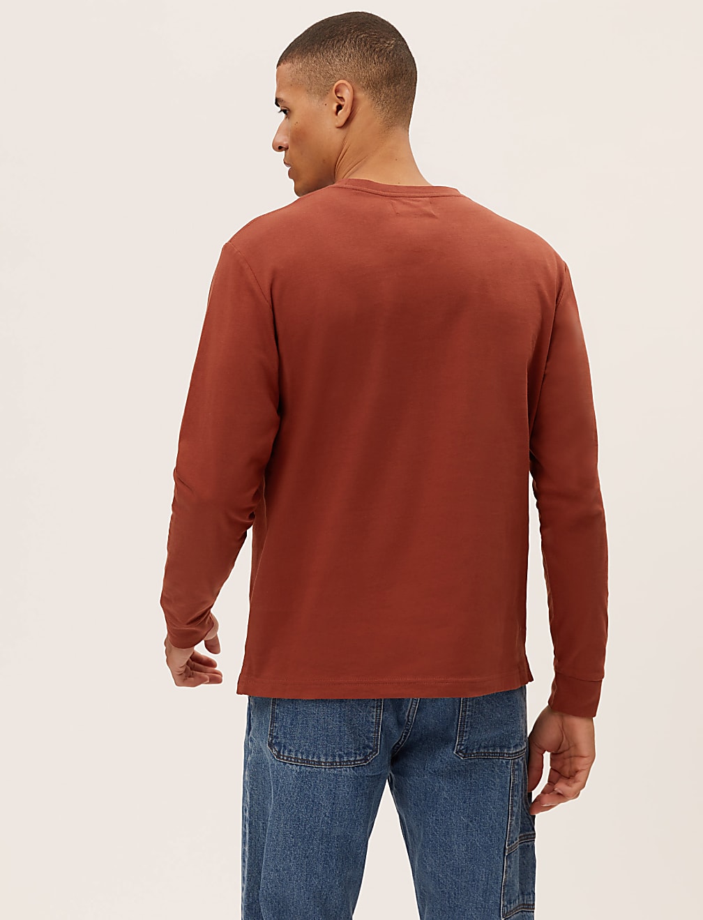 Pure Cotton Long Sleeve T-Shirt