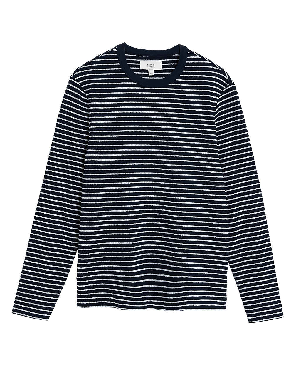 Pure Cotton Striped Long Sleeve T-Shirt