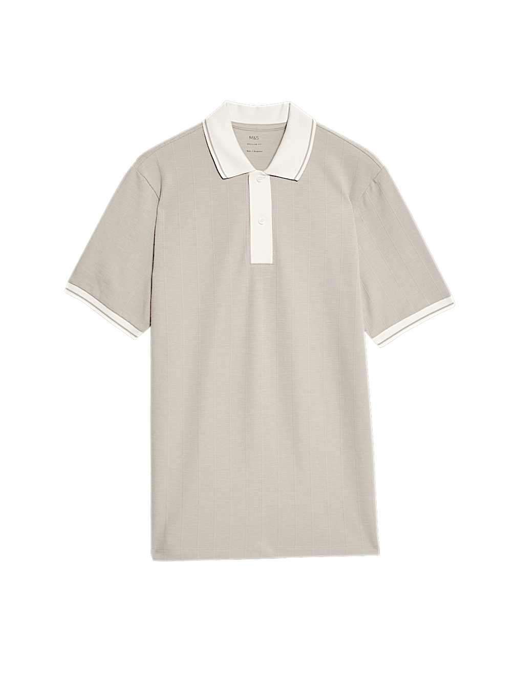 Cotton Rich Textured Polo Shirt