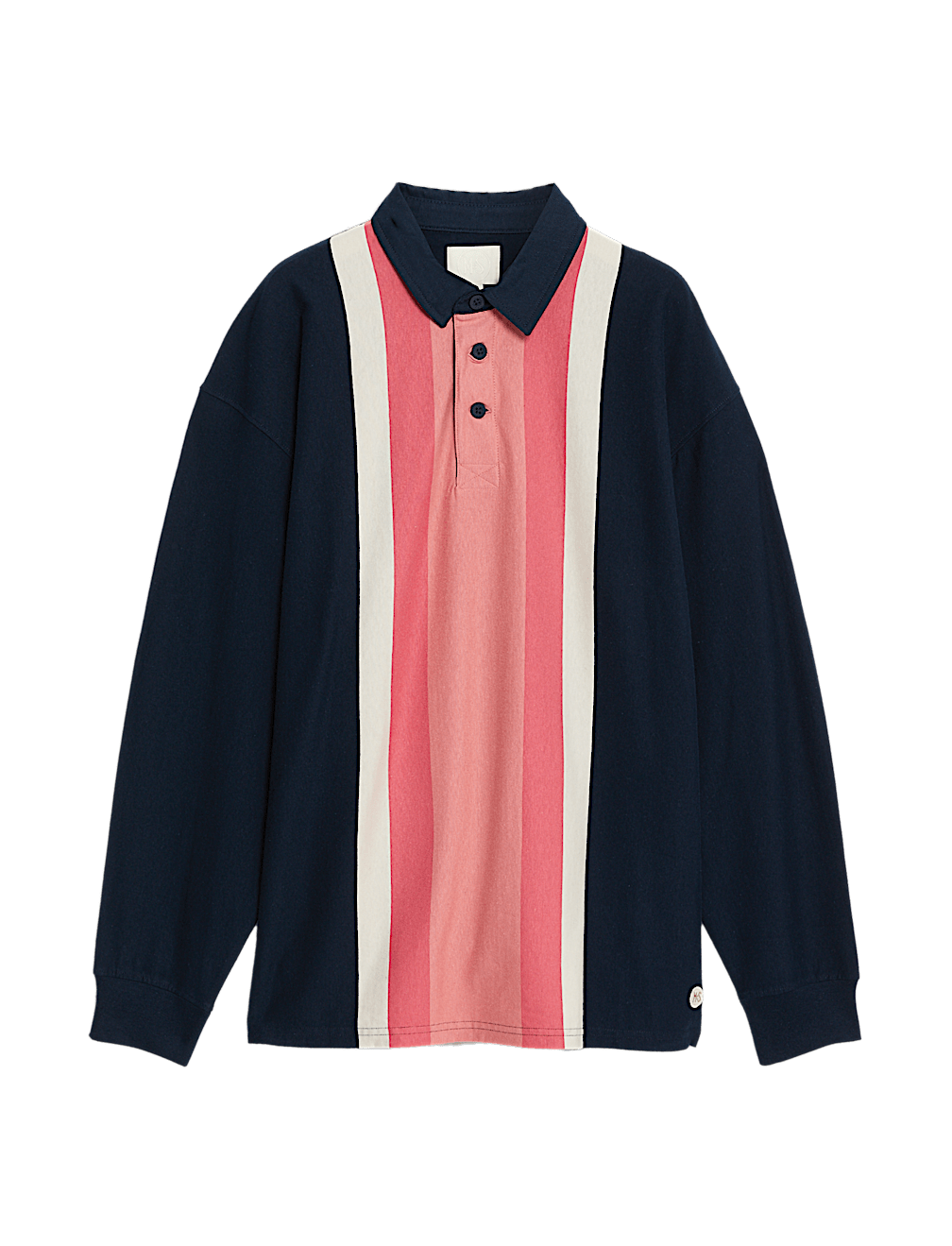 Pure Cotton Striped Rugby Shirt