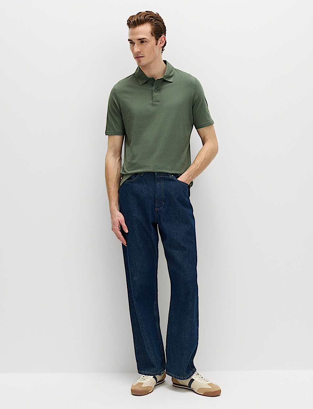 Pure Cotton Jersey Polo Shirt