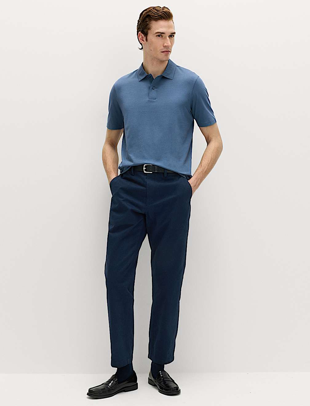 Pure Cotton Jersey Polo Shirt