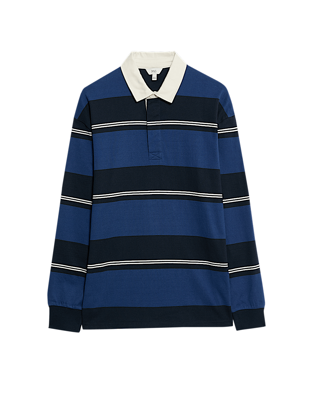 Pure Cotton Striped Rugby Shirt