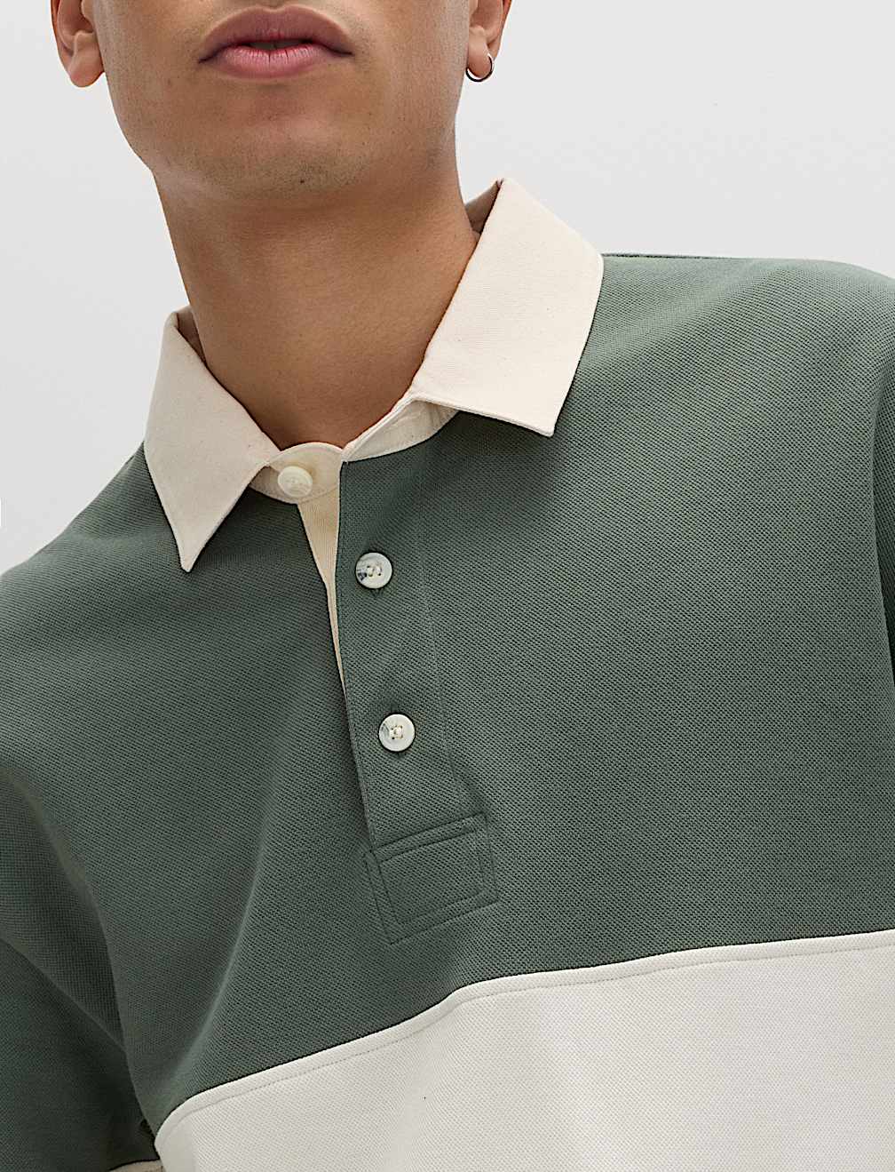 Cotton Rich Pique Rugby Shirt